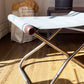ニーチェア エックス NY chair X フォールディングオットマン グレー×ダークブラウン 折りたたみ 新居猛 藤栄 MoMA 定価￥35,200- ◎