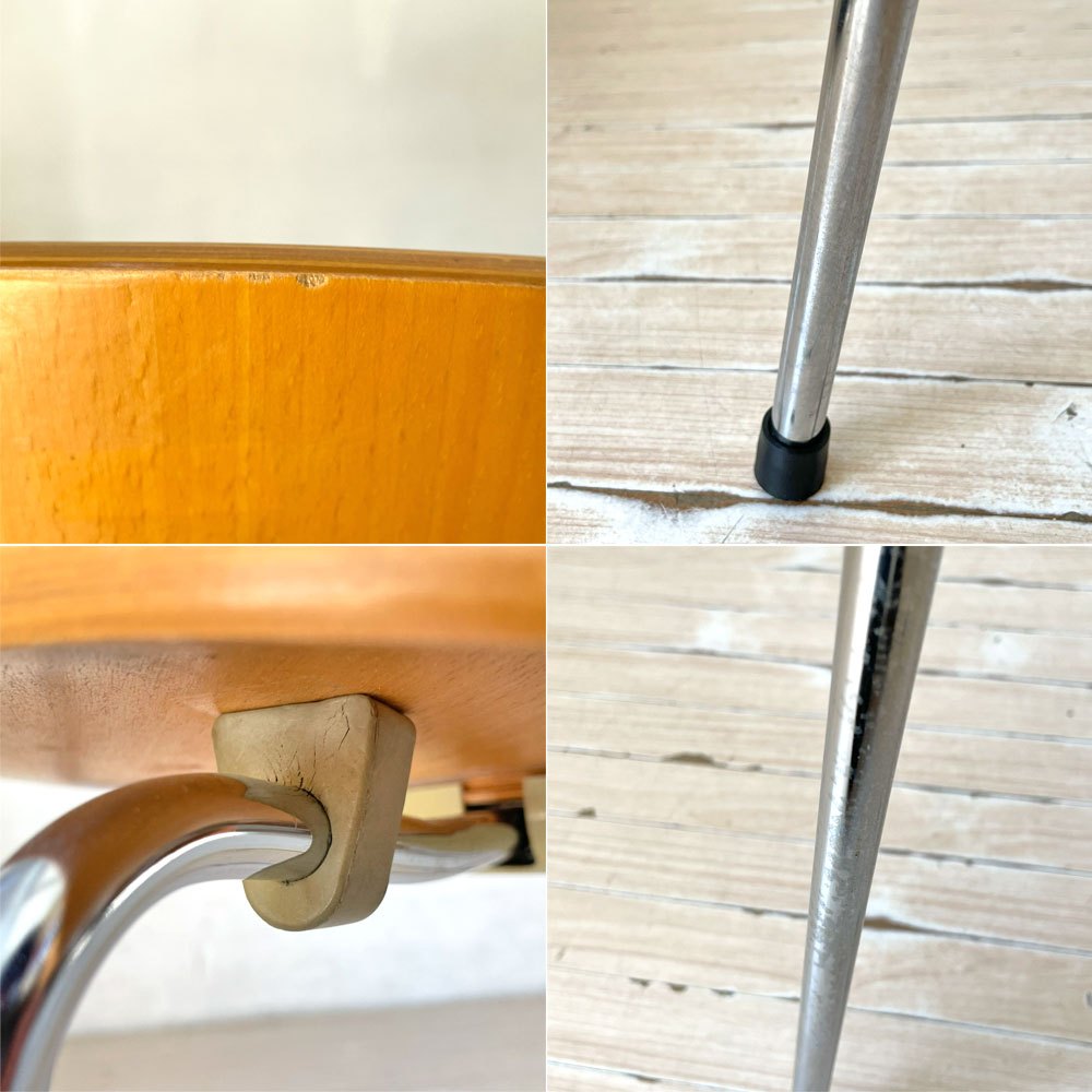 フリッツハンセン Fritz Hansen 3101 アリンコチェア アントチェア 4本脚 ナチュラルビーチ ラッカー仕上げ アルネ・ヤコブセン A ★