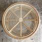 サンフラワーラタン Sunflower Rattan ブリーズ BREEZE ラタン ローテーブル T280ND ガラス天板 Φ71cm ナチュラル アジアンテイスト 籐家具 ■