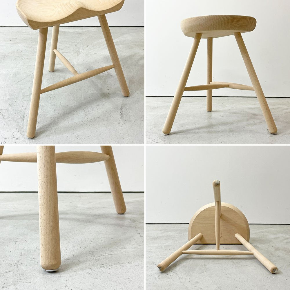 ワーナー Werner シューメーカーチェア Shoemaker Chair NO.49 スツール ビーチ材 ラーズ・ワーナー デンマーク 北欧家具 ●