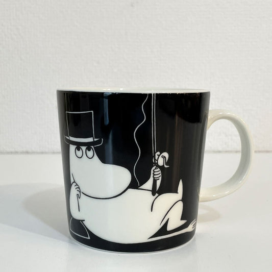 アラビア ARABIA ムーミンマグ MOOMIN ムーミンパパ ブラック 1999-2013年 フィンランド 北欧食器 ◎