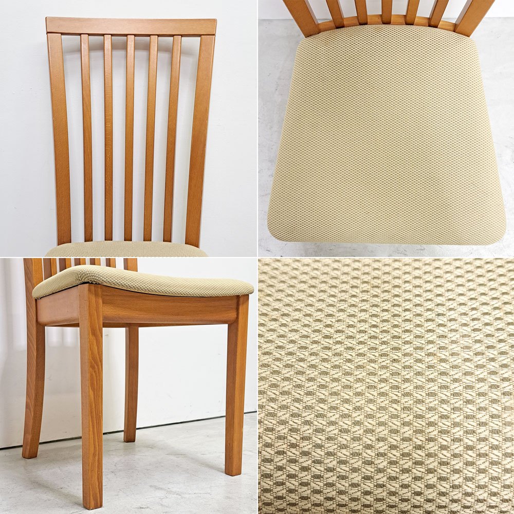 スコービー Skovby ダイニングチェア SM66 ビーチ材 ファブリック モダンデザイン デンマーク 北欧家具 D ●