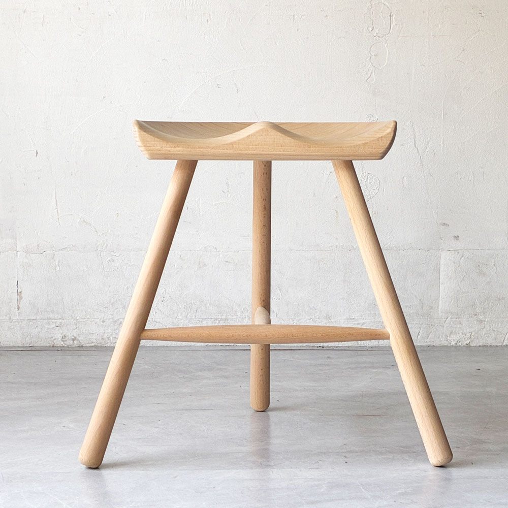 ワーナー Werner シューメーカーチェア Shoemaker Chair NO.49 スツール ビーチ材 ラーズ・ワーナー デンマーク 美品 北欧家具 ★