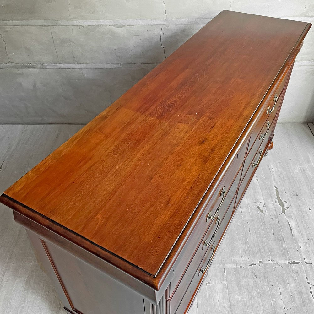 イーセンアーレン ETHAN ALLEN マルケス・ドレッサー Marques Dresser ワイドチェスト サイドボード 抽斗9杯 British Classics US 米国 ♪