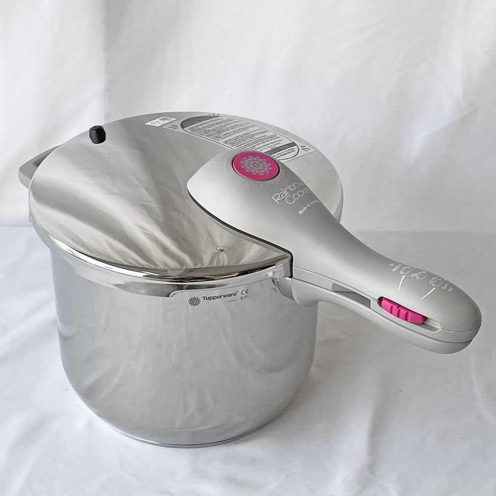 タッパーウェア Tupperware レインボークッカー Rainbow Cooker 圧力鍋 6.5L ドイツ製 ◇