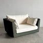 アルフレックス arflex エーソファ A SOFA 1.5人掛けソファ アームソファ W127.5cm ファブリック ダークグリーン フェザークッション付き 〓