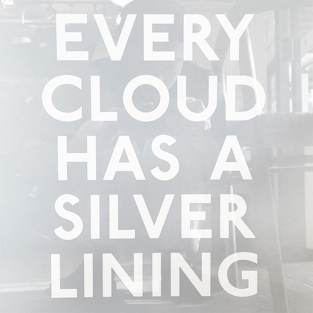 LUCAS&HAYLEY ポスター EVERY CLOUD HAS A SILVER LINING 額装済み 英国製 ■