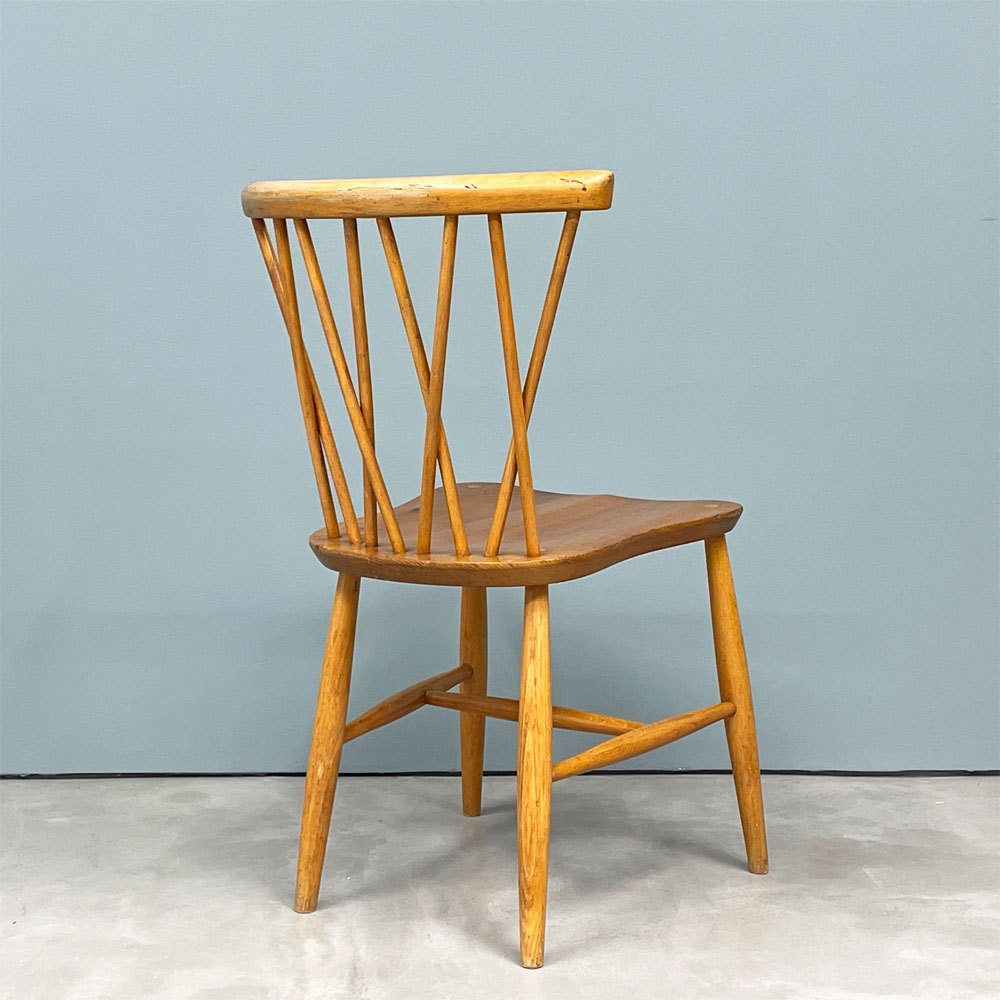 アーコール ercol クロスバックチェア エックスバック ラティスドチェア エルム材 UKビンテージ Vintage 英国家具 ◎