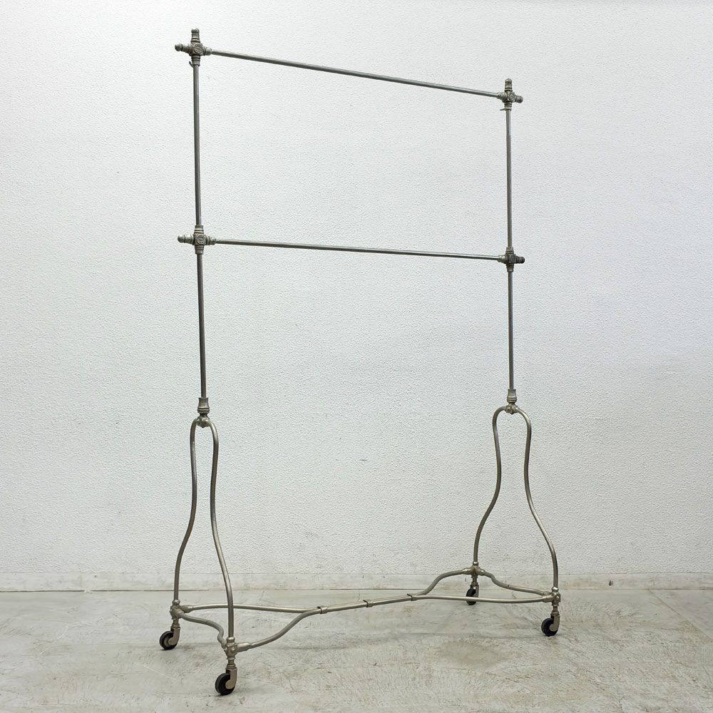 P.Lauzur paris ハンガーラック W135xH200cm アイアン 鋳鉄 フランス ビンテージ 推定1900年代初頭 アールヌーボー ●