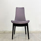 カワジュン KAWAJUN ドリディナチェア DORIDINA CHAIR ファブリック パープル モールドウレタン シンプルデザイン 美品 A ●