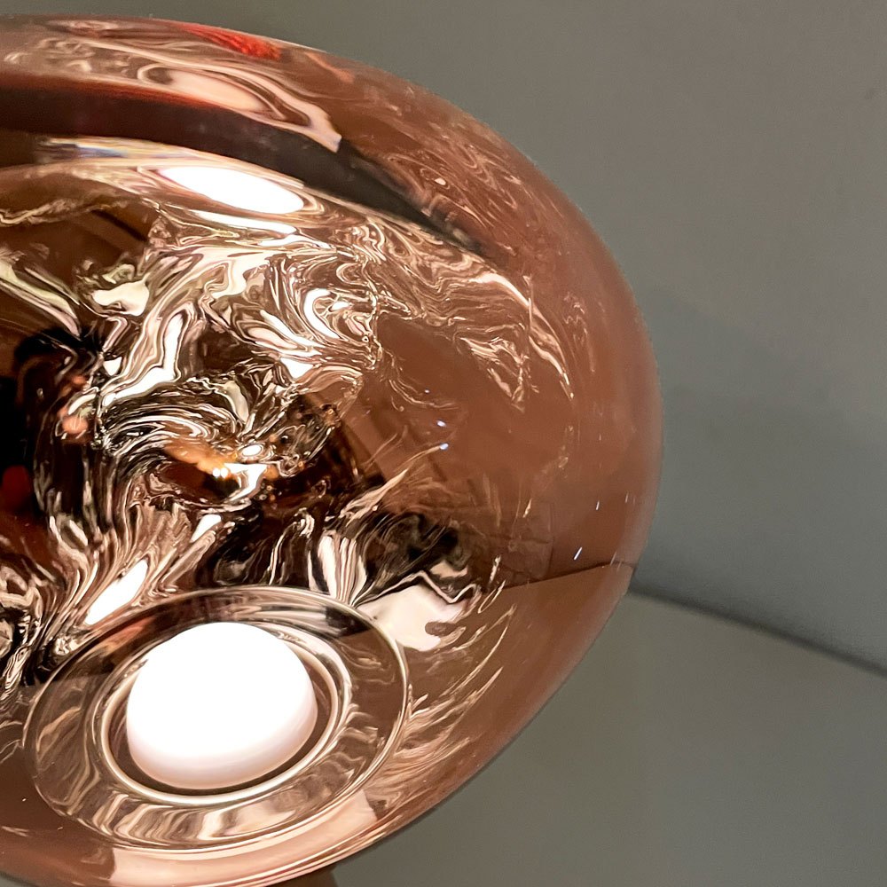 トムディクソン Tom Dixon メルトポータブル MELT PORTABLE コッパー 内蔵LED テーブルライト LED 間接照明 ヤマギワ取り扱い 未使用品 箱付 定価¥49,500- ◎