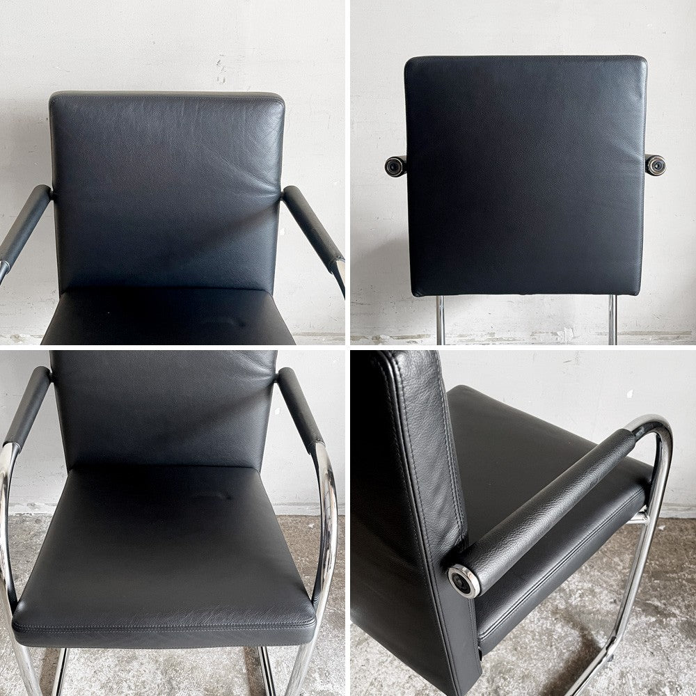 ヴィトラ vitra ビザソフト Visasoft アームチェア ミーティングチェア カンティレバー アントニオ・チッテリオ モダンデザイン A ■