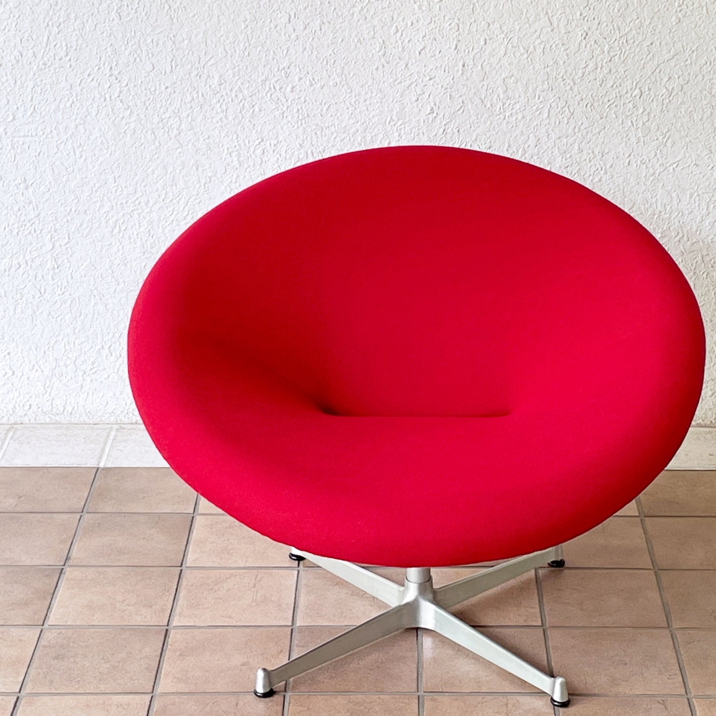 スウィッチ SWITCH スペースチェア SPACE CHAIR 1Pソファ 1シーター ラウンジチェア ファブリック レッド ミッドセンチュリーデザイン スペースエイジ ◇