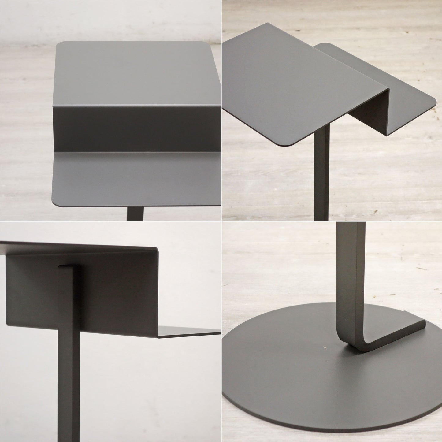 無印良品 MUJI スチールサイドテーブル2 マガジンラックテーブル コンスタンチン・グルチッチ デザイン ●