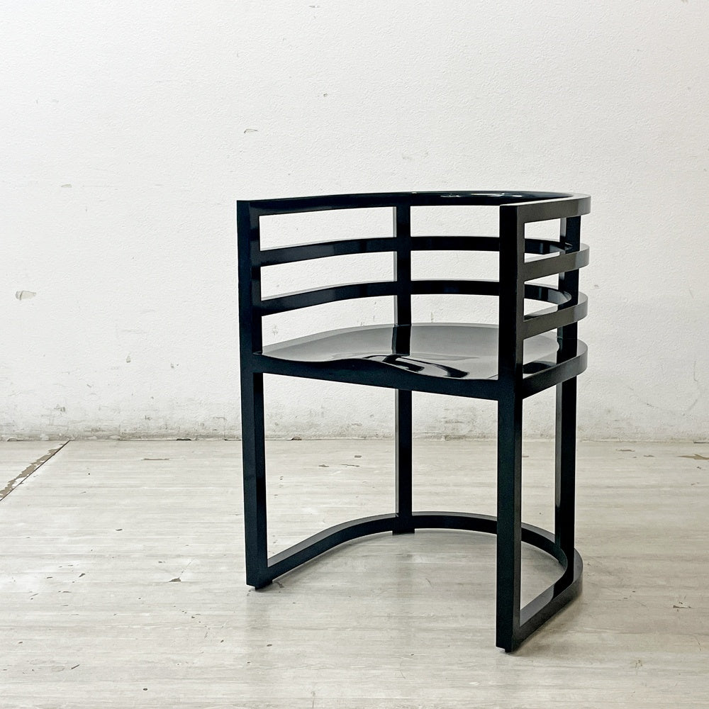 ノル Knoll アームチェア No.810 ブラック リチャード・マイヤー デザイン Richard Meier ●
