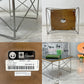 ハーマンミラー Herman Miller LTRT ワイヤーベース ローテーブル メラミントップ C&R イームズ ブラック ミッドセンチュリー 証明書・箱付き 美品 ●