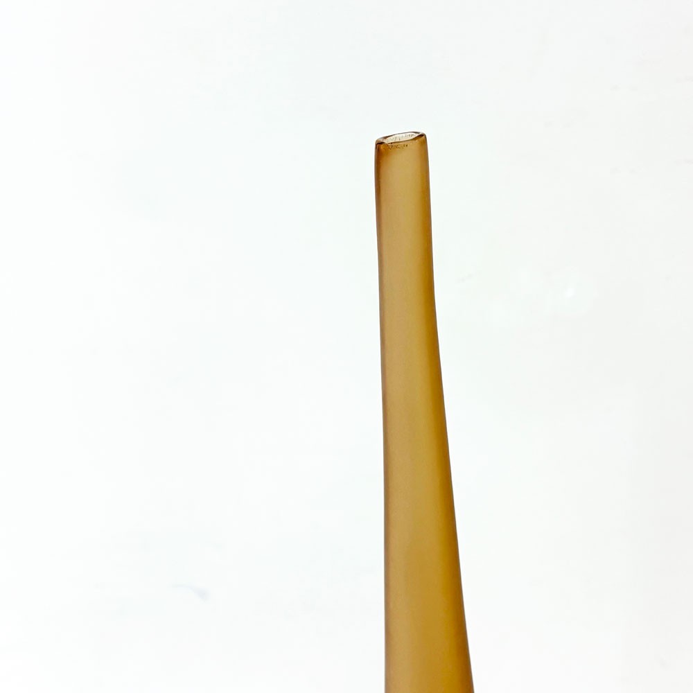 アーケード Arcade バンブーベース Bambu vase ガラスベース  フラワーベース ローラ・デ・サンティジャーナ イタリア ムラーノガラス オレンジ ●