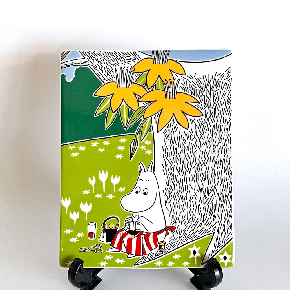 アラビア ARABIA ムーミンデコツリー MOOMIN DECO TREE 陶板 プレート ムーミンママ トーベ・ヤンソン フィンランド 北欧食器 廃番 ■