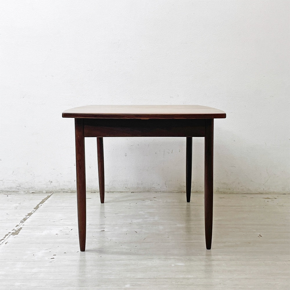 ビンテージ Vintage チーク材 エクステンションテーブル ダイニングテーブル 伸長式 W132-179cm 北欧スタイル ミッドセンチュリー ●