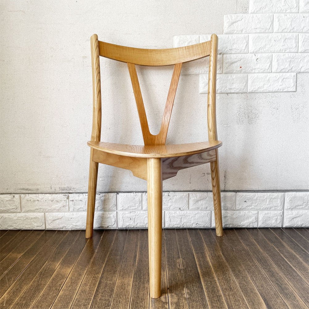 PPモブラー PP Mobler PP51/3 Vチェア V-Chair スタッキングチェア オーク材 3本脚 ハンス・J・ウェグナー デンマーク 北欧家具 ◎