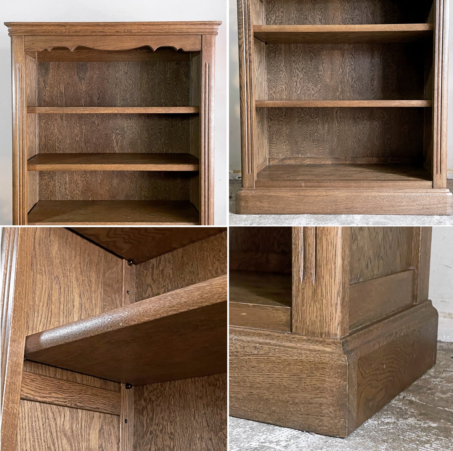 山室家具製作所 エスポアール ESPOIR No.115 オープン書棚850 6段 ブックシェルフ 本棚 ナラ材 H180cm 国産家具 ■