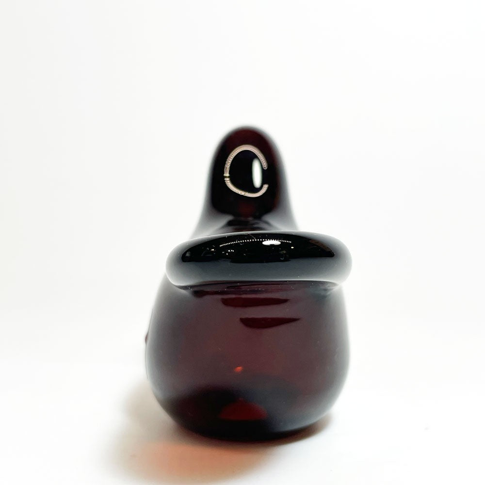 イッタラ iittala イッタラバード シエッポ Sieppo ブラウン × クリア 2015年 131/1000 箱&テキスタイル付 オイバ・トイッカ SCOPE別注 ★