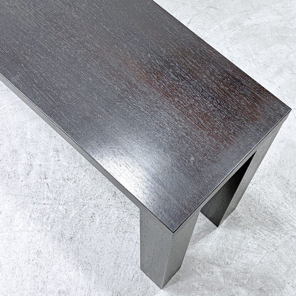 カッシーナ・イクスシー Cassina ixc. カトリーヌ・メミ CATHERINE MEMMI マンハッタン MANHATTAN コンソールテーブル デスク W150cm オーク材 ウェンゲ色 参考価格 235,440円 ●