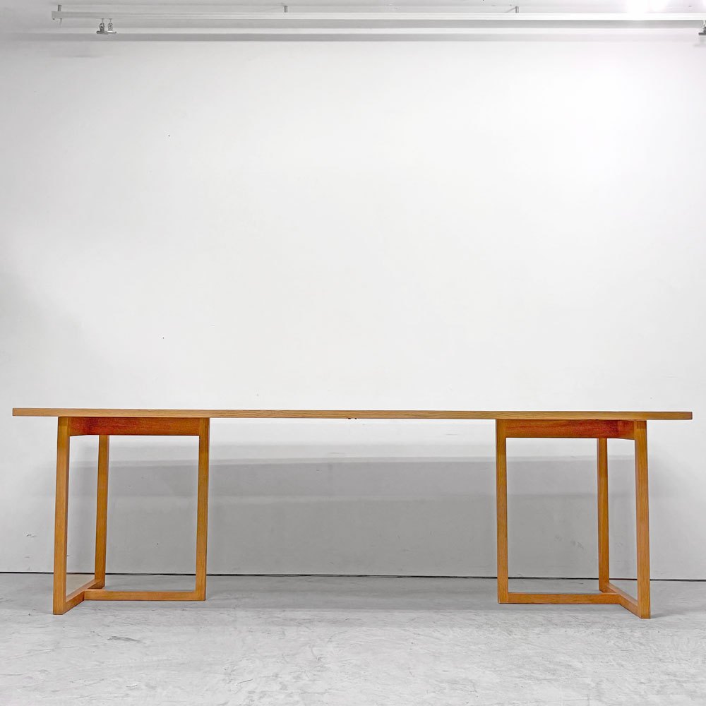 ビルディング BULDING オリジナル ダイニングテーブル タモ無垢材 W240cm ●