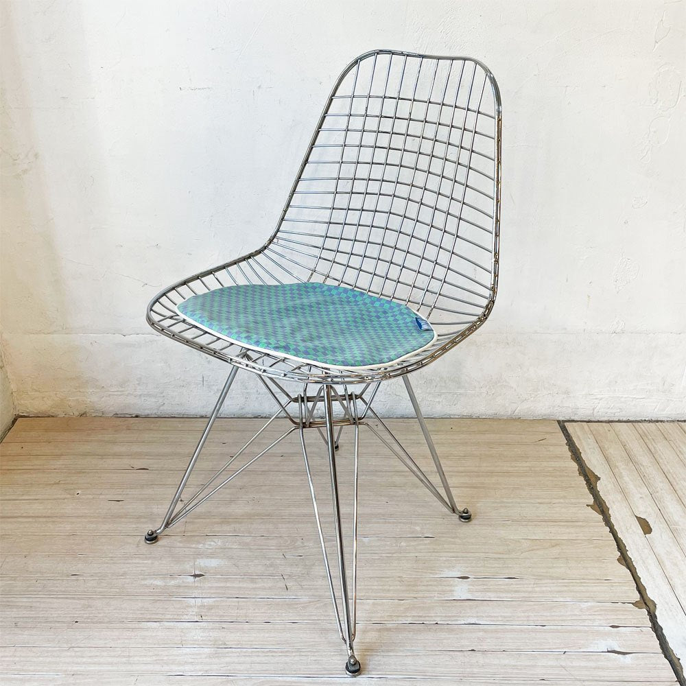 モダニカ MODANICA DKR ワイヤーチェア Eames Wire Chair エッフェルベース シートパッド付 C&R イームズ ミッドセンチュリー ★