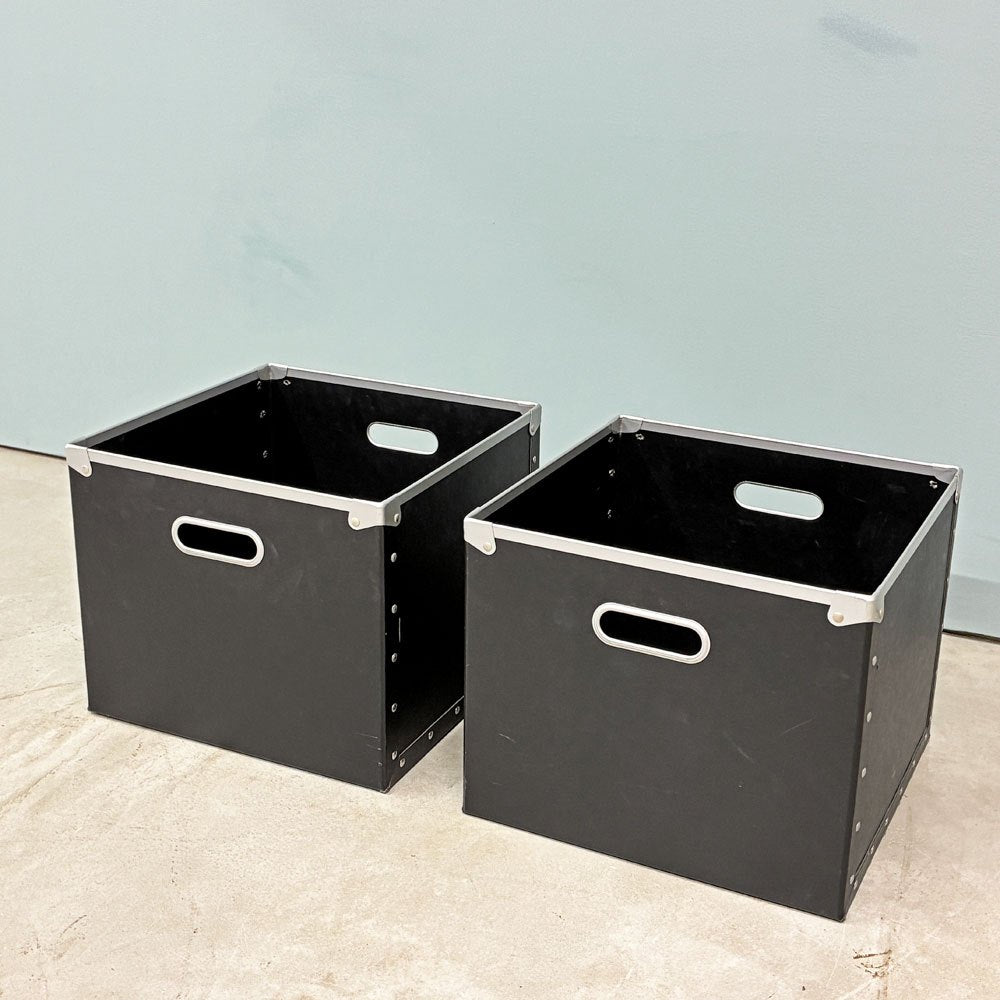 ユーエスエムハラー USMハラー USM Haller モジュラーファニチャー 純正 パスコボックス ブラック W34×W34 2個セット ◎