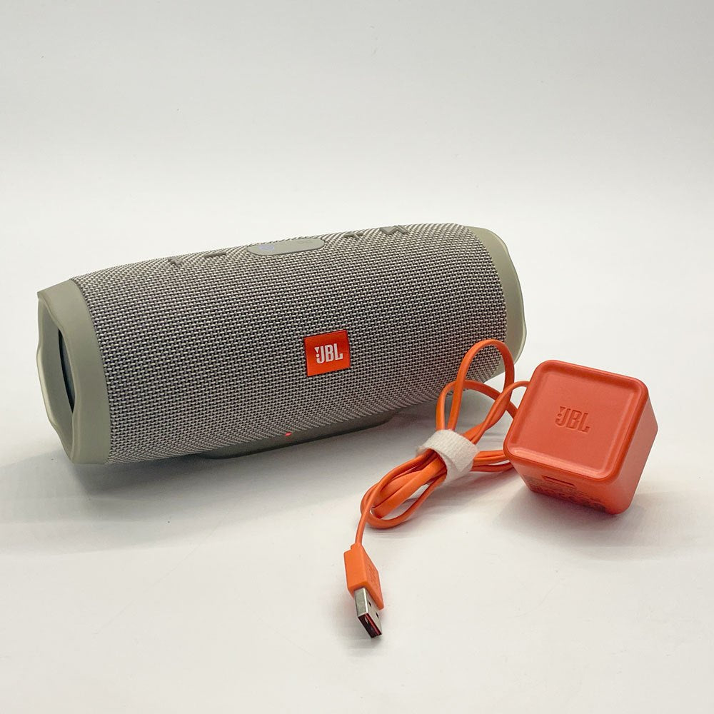 ジェービーエル JBL チャージ3 CHARGE3 ワイヤレス Bluetooth ポータブルスピーカー 内蔵バッテリー 防水 グレー アダプタ付属 動作確認済 ★