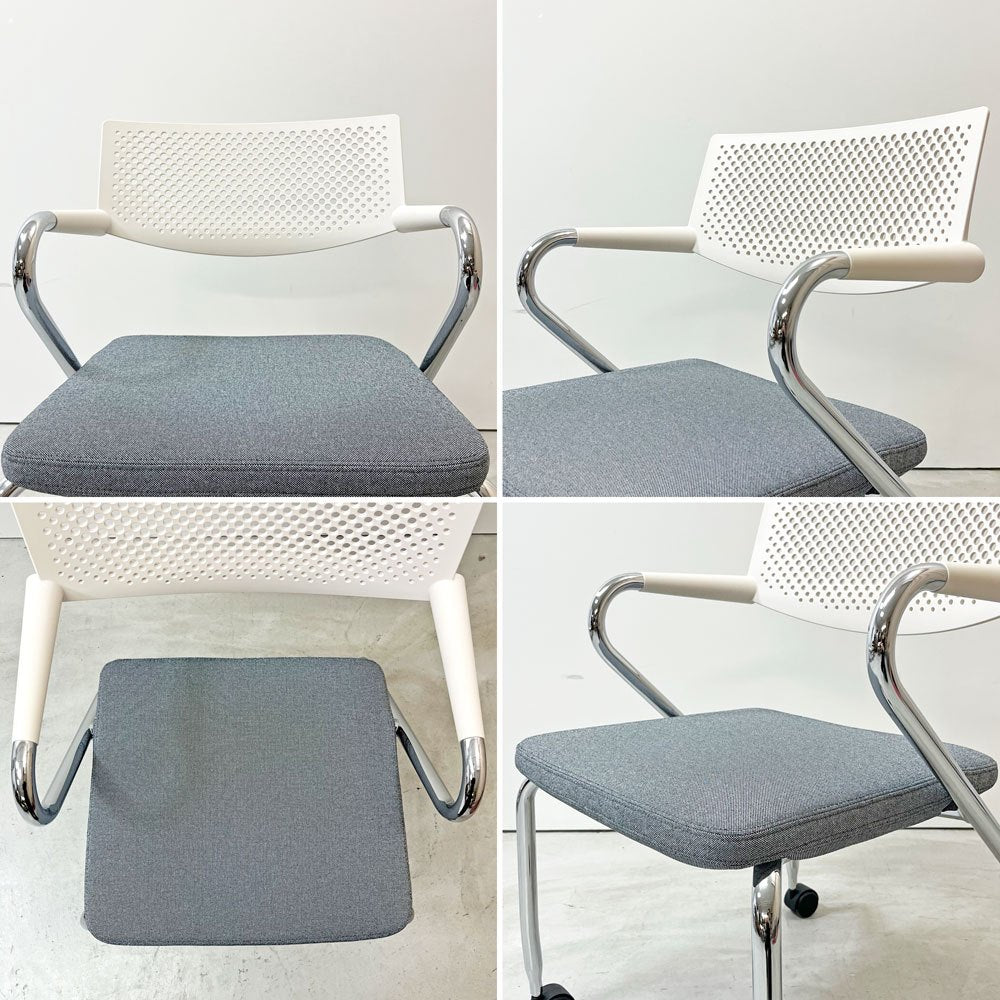 ヴィトラ vitra ビザロール Visaroll デスクチェア ミーティングチェア キャスターベース スタッキング アントニオ・チッテリオ B ●
