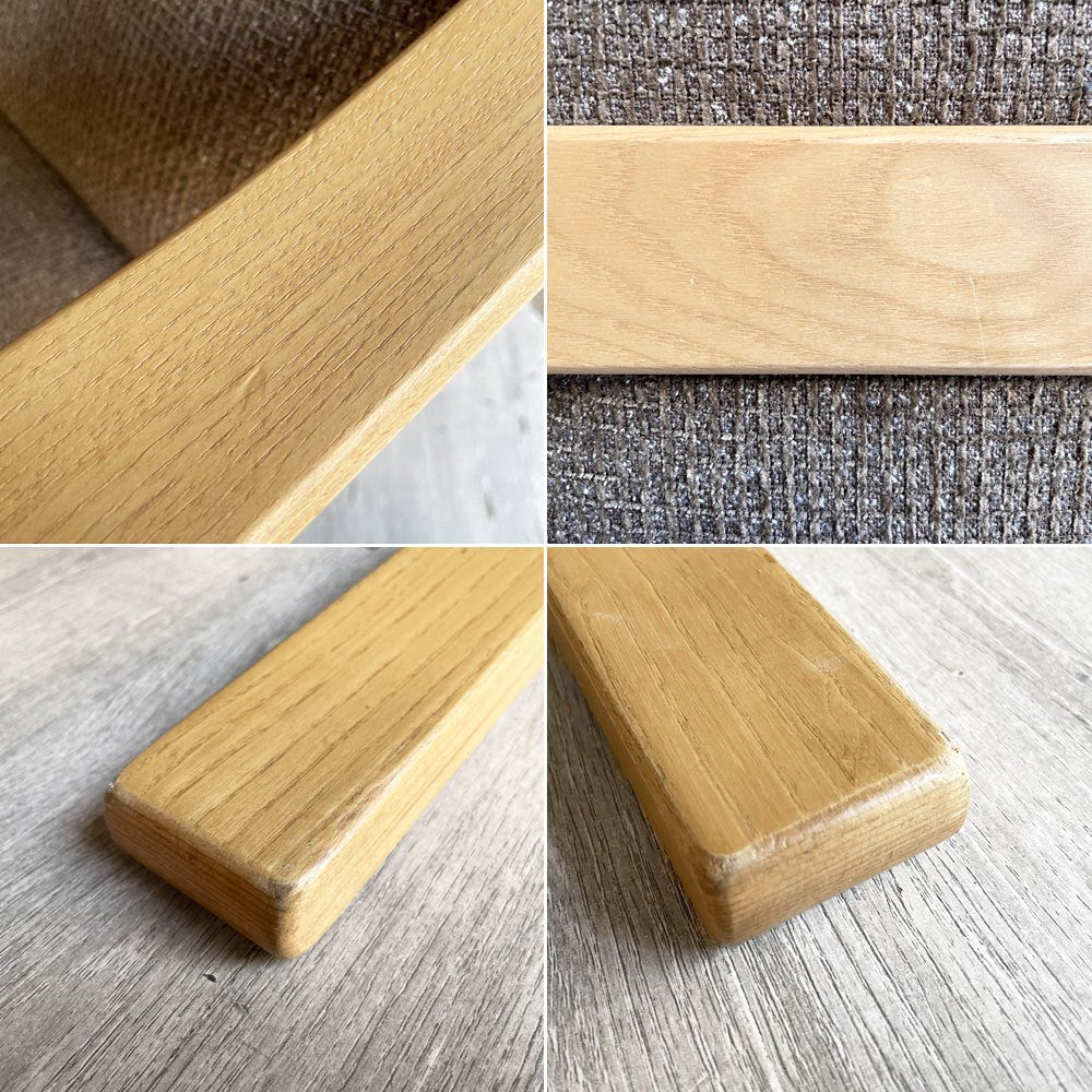 冨士ファニチア Fuji furniture アージオ ソファ AGIO SOFA 1Pソファ  両肘 アームラウンジチェア オーク材 ファブリック ♪