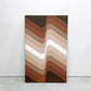 ファブリックパネル ウェーブ グラデーション WAVE GRADATION 65.5×106cm テキスタイル ミッドセンチュリーデザイン ●