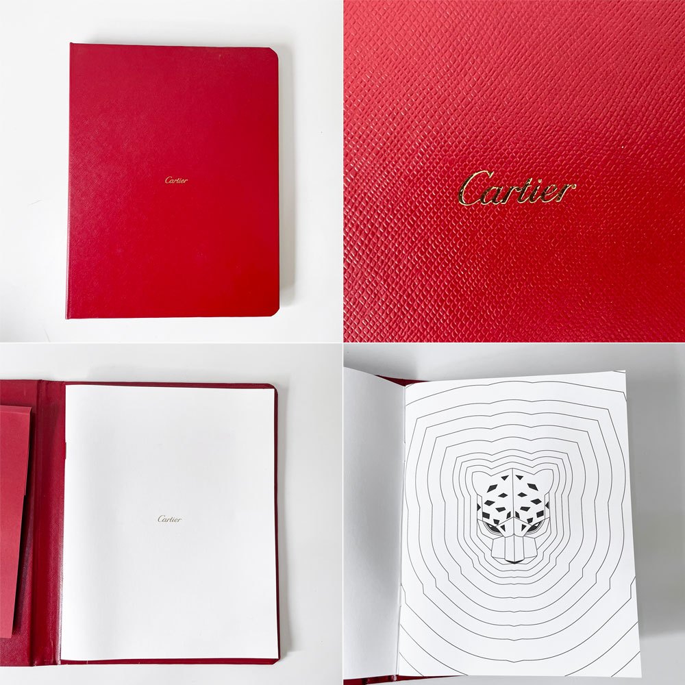 カルティエ Cartier 色鉛筆 塗り絵 ノベルティ 使用品 フランス B ★