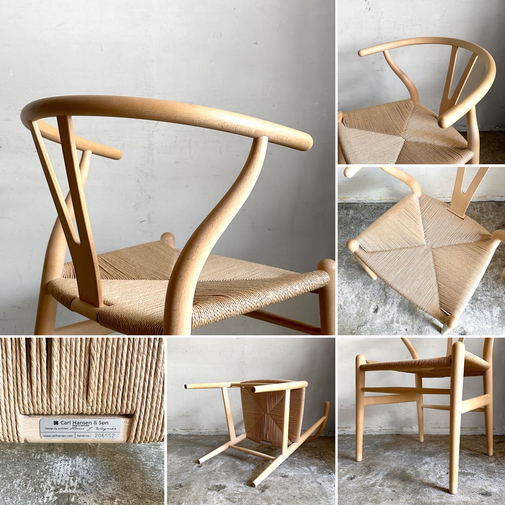 カールハンセン&サン Carl Hansen & Son CH24 Yチェア ビーチ材 ソープフィニッシュ 日本仕様サイズ ハンス・J・ウェグナー デンマーク 北欧 A ■