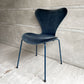 フリッツハンセン Fritz Hansen 3107 セブンチェア フルパティング ベルベット生地 ミッドナイトブルー アルネ・ヤコブセン デンマーク 北欧家具 A ♪