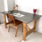 ジンクトップ ウッドベース Zinctop Wood base ダイニングテーブル Dining table アトリエテーブル 作業台 工業デザイン ★