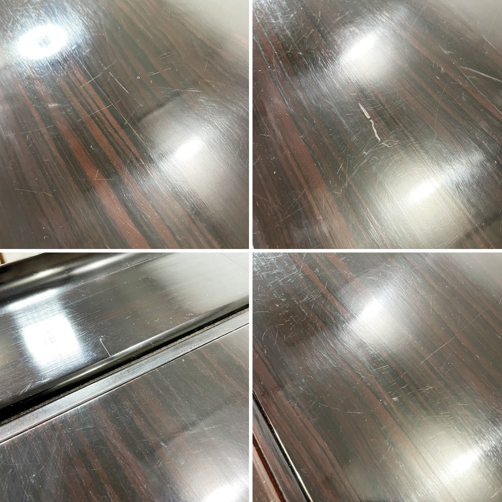 唐木家具 茶棚 違い棚 飾り棚 オープンシェルフ 透かし彫り W172cm 伝統工芸 銘木家具 ●