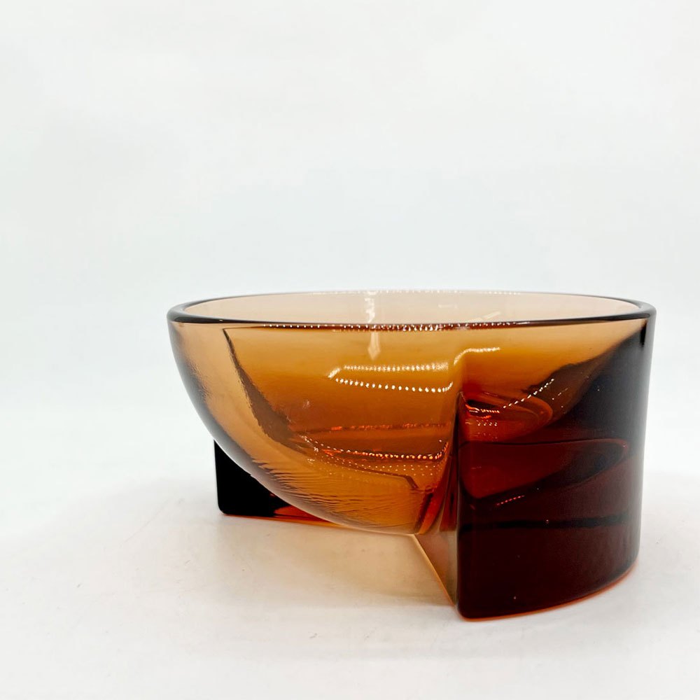 イッタラ iittala クル Kuru ガラスボウル 小物入れ Φ12cm セビリアオレンジ フィリップ・マルイン フィンランド 北欧雑貨 ●