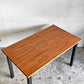 かなでもの KANADEMONO ザ・テーブル THE TABLE ダイニングテーブル ラバーウッド天板 W120cm スクエアバー脚 ブラック グライズ欠品 定価￥49,900- ■