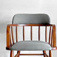 アクメファニチャー ACME Furniture オークス アーム チェア OAKS ARM CHAIR カーキ ファブリック 鋲打ち USビンテージスタイル ■