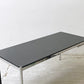 ユーエスエムハラー USMハラー USM Haller モジュラーファニチャー ハラーテーブル ワークデスク W175×D75cm オーク材 ブラック ペントレイ＆ケーブルガイド付き ●