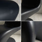 ヴィトラ vitra パントンチェア ダイニングチェア スタッキングチェア ディープブラック ヴェルナー・パントン Panton ミッドセンチュリー スペースエイジ ♪