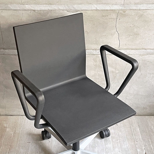 ヴィトラ vitra ゼロフォー .04 スタジオチェア アームレスト付 ハードキャスター マールテン・ヴァン・セーヴェレン Maarten Van Severen 定価￥202,400- B ♪