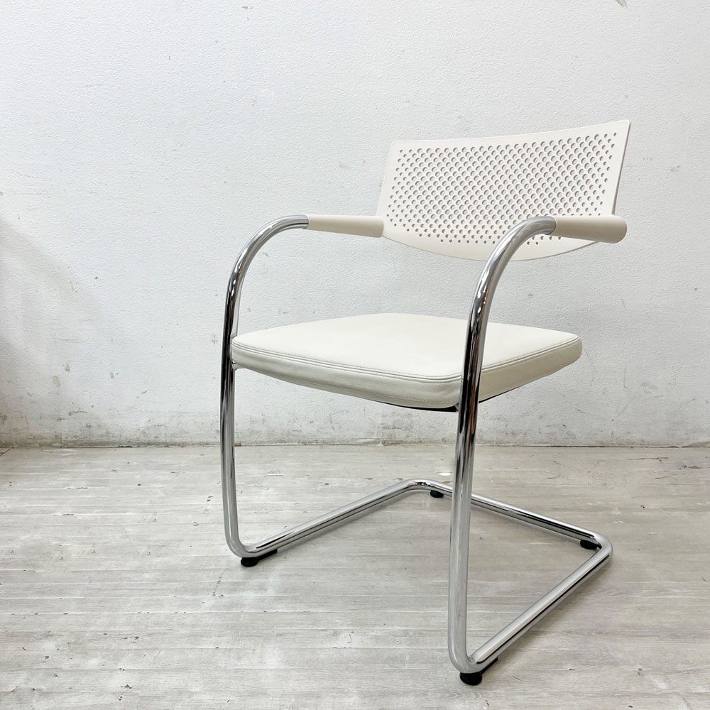 ヴィトラ vitra ビザビ2 Visavis2 アームチェア デスクチェア カンティレバー スタッキング不可仕様 アントニオ・チッテリオ A ●