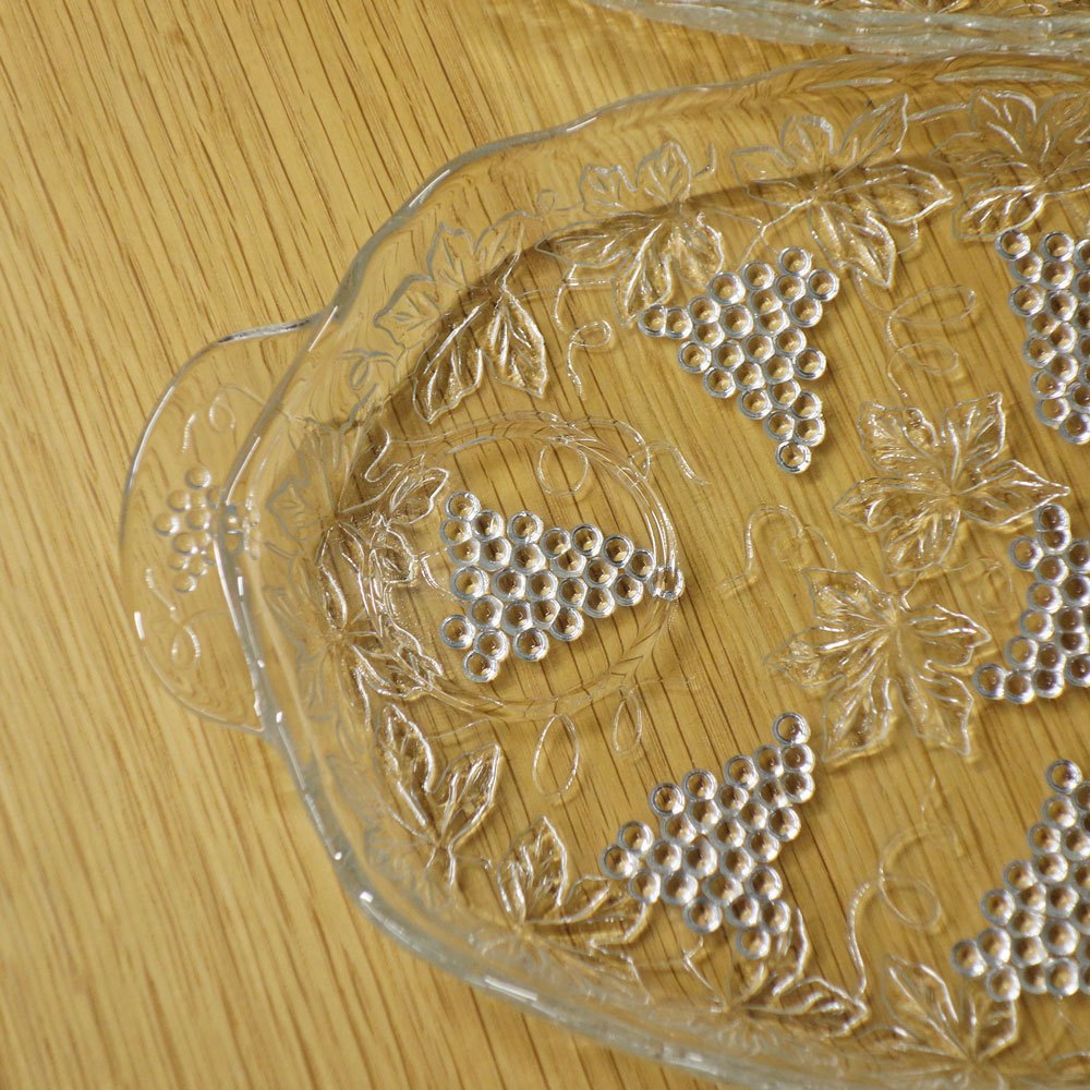 アンカーホッキング ANCHOR HOCKING セルバスナックセット Serva Snack Set カップ&プレート 4点セット 箱付 ビンテージ ◎