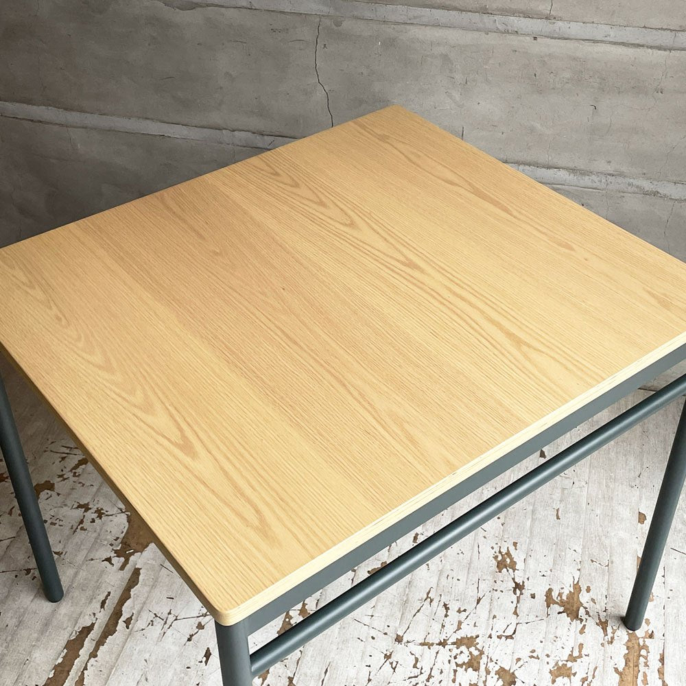マスターウォール MASTERWAL レ・フォルメ Les Formes ブルエ BLEUET ダイニングテーブル ウッドトップ スチールレッグ w70cm 佐々木 章行 未使用展示品 ♪
