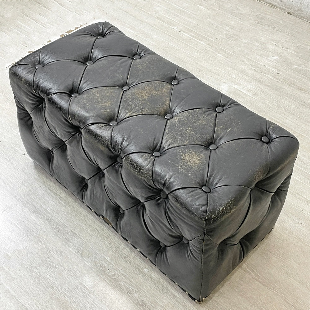 ハロ HALO ロード ディグズビー LORD DIGSBY スモール オットマン OLD GLOVE ESPRESSO 本革 ベンチ スツール ●