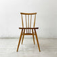 アーコール Ercol スティックバックチェア ダイニングチェア エルム材 UKビンテージ Vintage 英国家具 ●